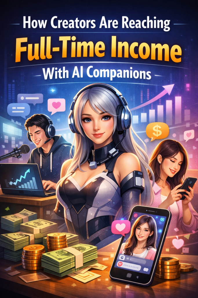 How Creators Are Reaching Full-Time Income With AI Companions