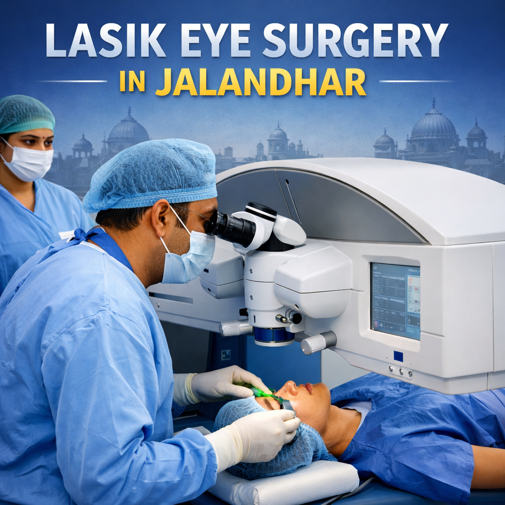 Complete Guide to LASIK Eye Surgery in Jalandhar: Procedure, Benefits, Cost, and Recovery